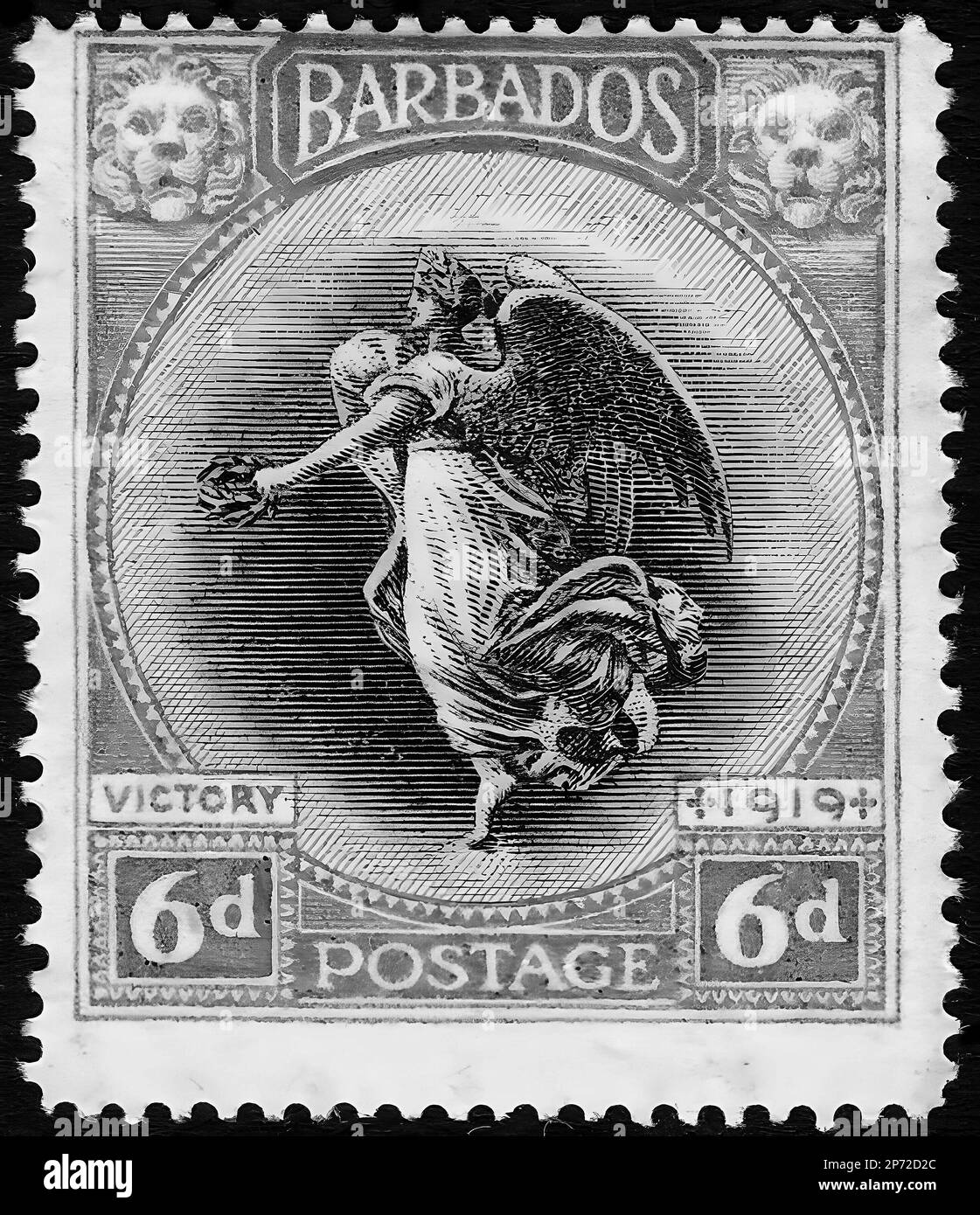 6d stamp Black and White Stock Photos &amp; Images - Alamy