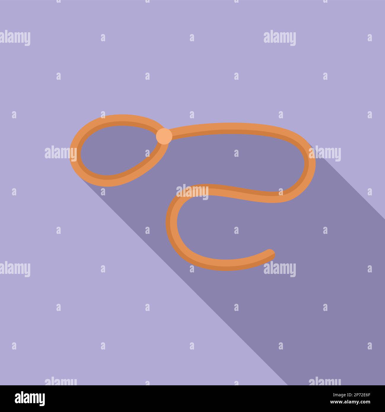 Lasso object icon flat hi-res stock photography and images - Alamy