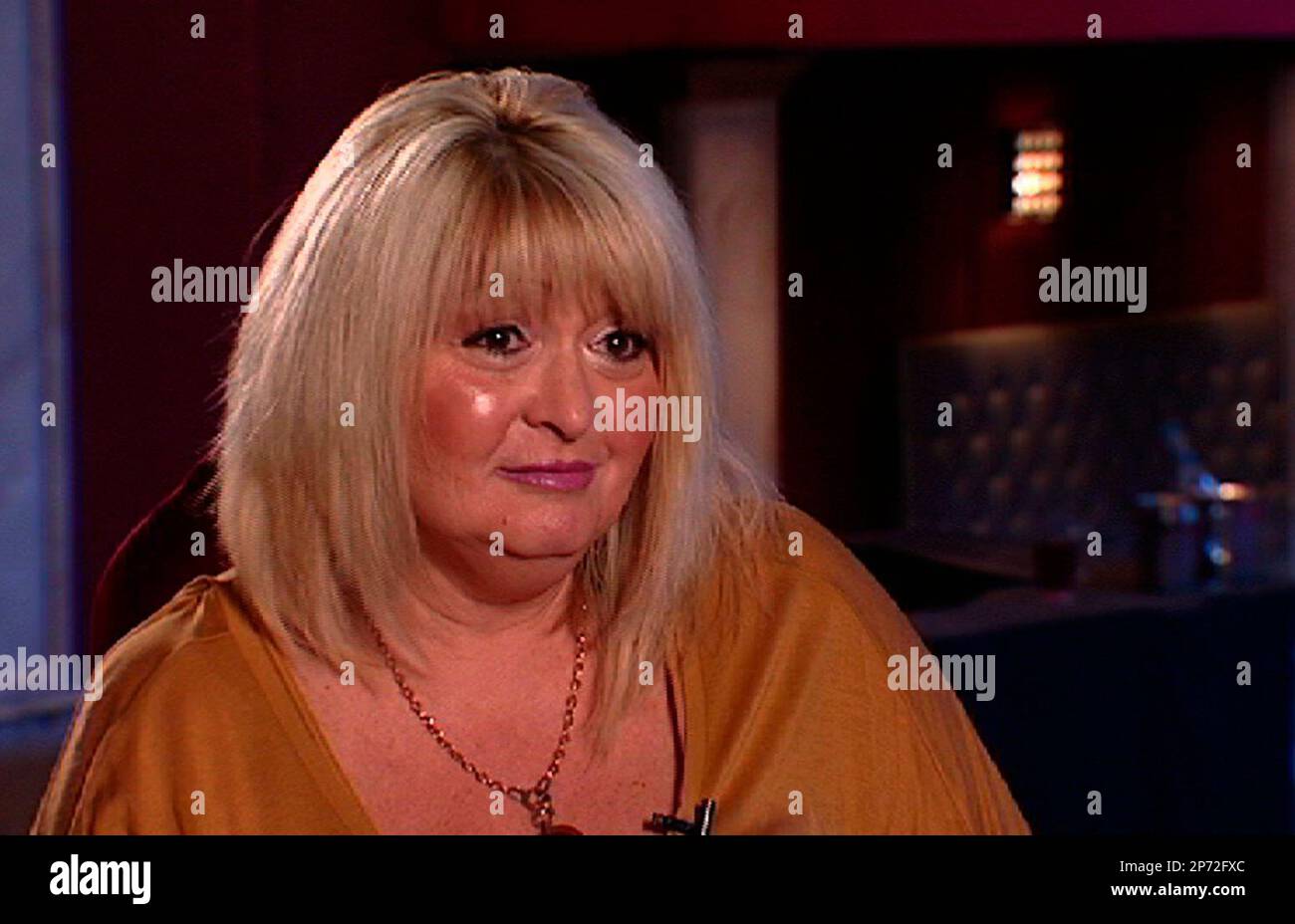 In this image taken from AP Television video, “Russian Dolls” cast member  Anna Kosov speaks with a reporter in New York, Monday, Aug. 22, 2011.  Running on the Lifetime cable network, the, image size:1300x928