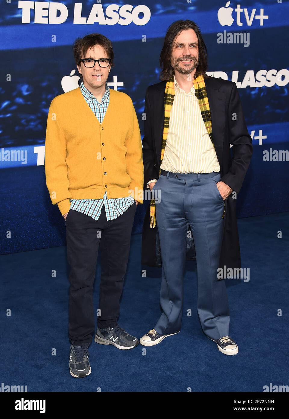 Westwood, CA. 07/03/2023, Rivers Cuomo and Brian Bell arriving to the