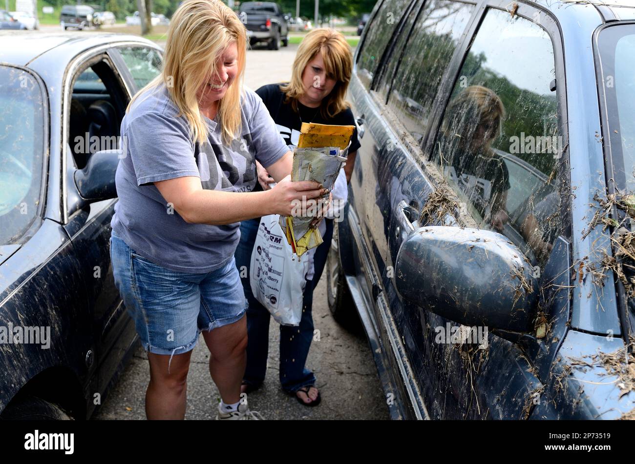 Amy Lavrich from Curtiville, Pa. and her best friend, Lorie Cetti from