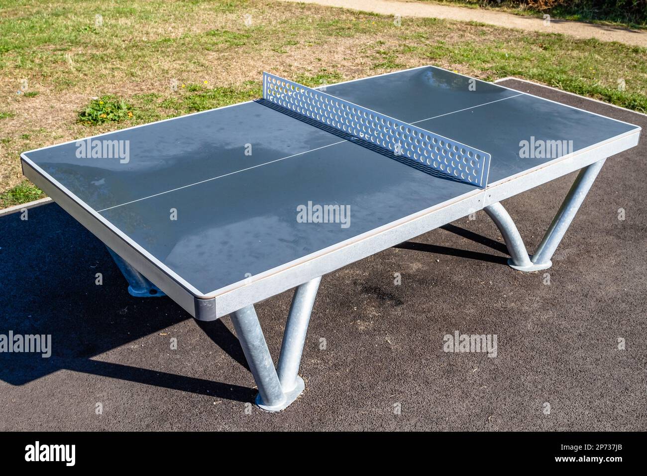 Outdoor table tennis table Stock Photo Alamy