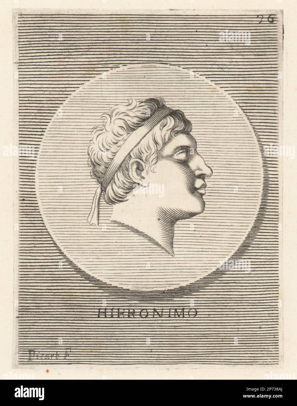 Hieronymus, tyrant of Syracuse, 231–214 BC. He succeeded his ...