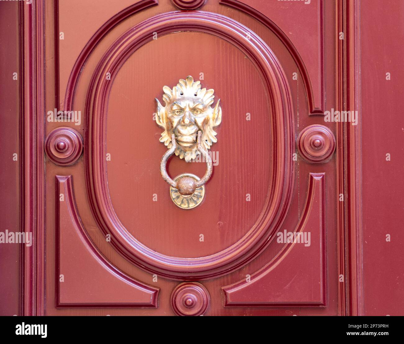 Maltese brass door knocker, Valletta, Malta Stock Photo Alamy