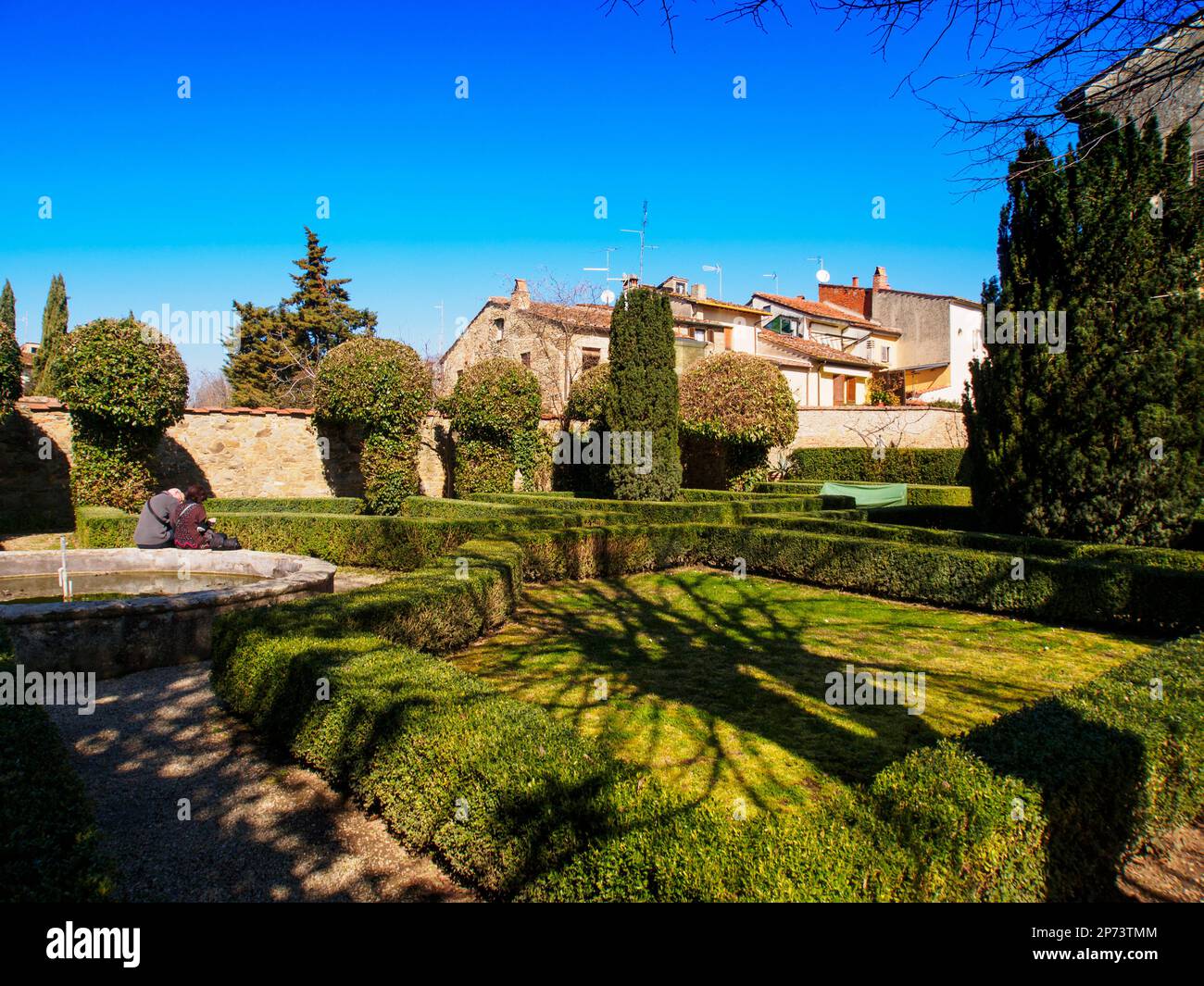 Italy, Tuscany, Arezzo city. The Vasari garden house Stock Photo - Alamy