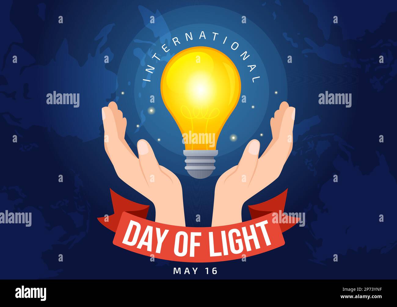 International Day of Light on May 16 Illustration to the Importance Use
