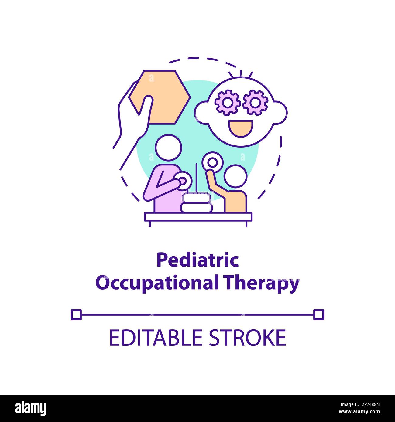 Pediatric Occupational Therapy Concept Icon Stock Vector Image Art medicare-gep-2024-moira-tanitansy