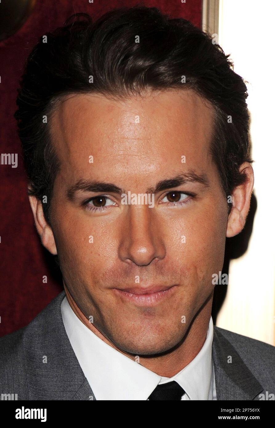 File In This Feb 12 2008 File Photo Actor Ryan Reynolds Arrives At The Ziegfeld Theatre