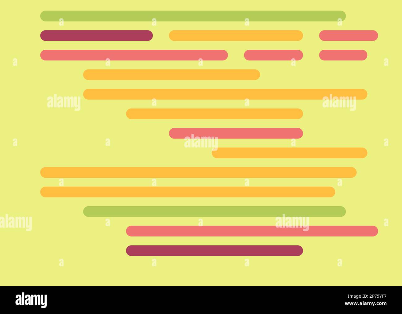 Cartoon coding simulated lines vector illustration Stock Vector
