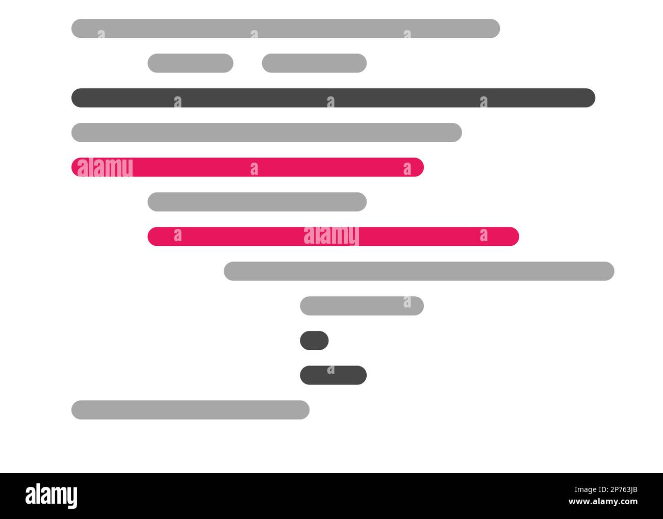 Cartoon coding simulated lines vector illustration Stock Vector Image ...