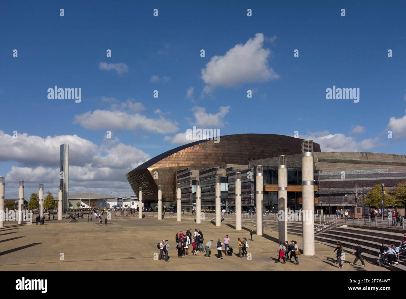 Wales Millennium Centre, Cardiff Bay, Wales Stock Photo