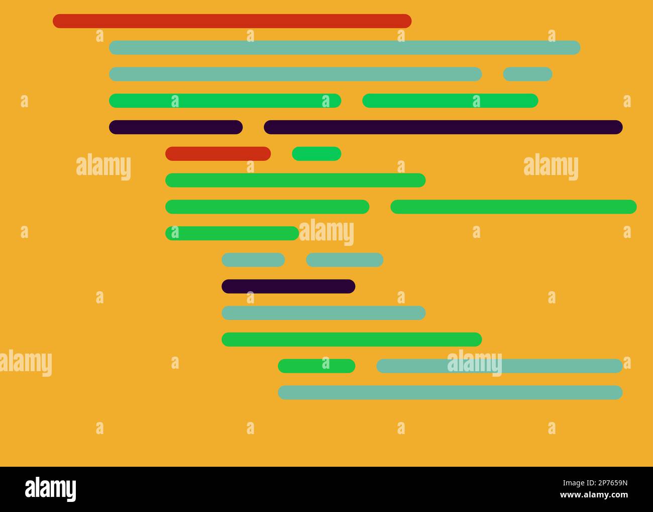 Cartoon coding simulated lines vector illustration Stock Vector Image ...