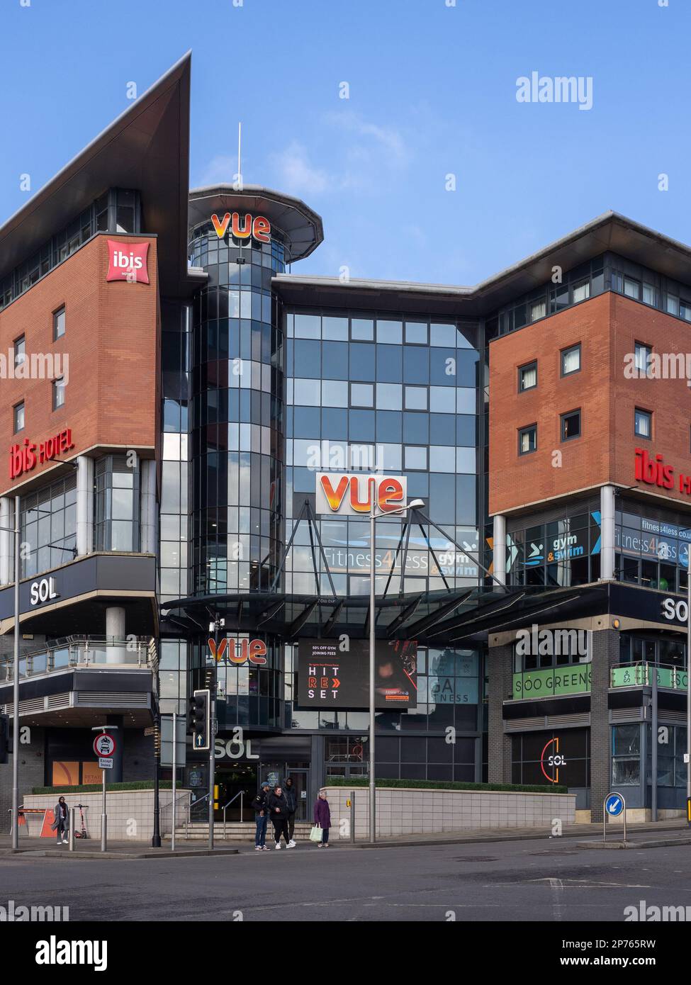 Sol Central, Northampton, UK; a cinema and hotel complex also featuring