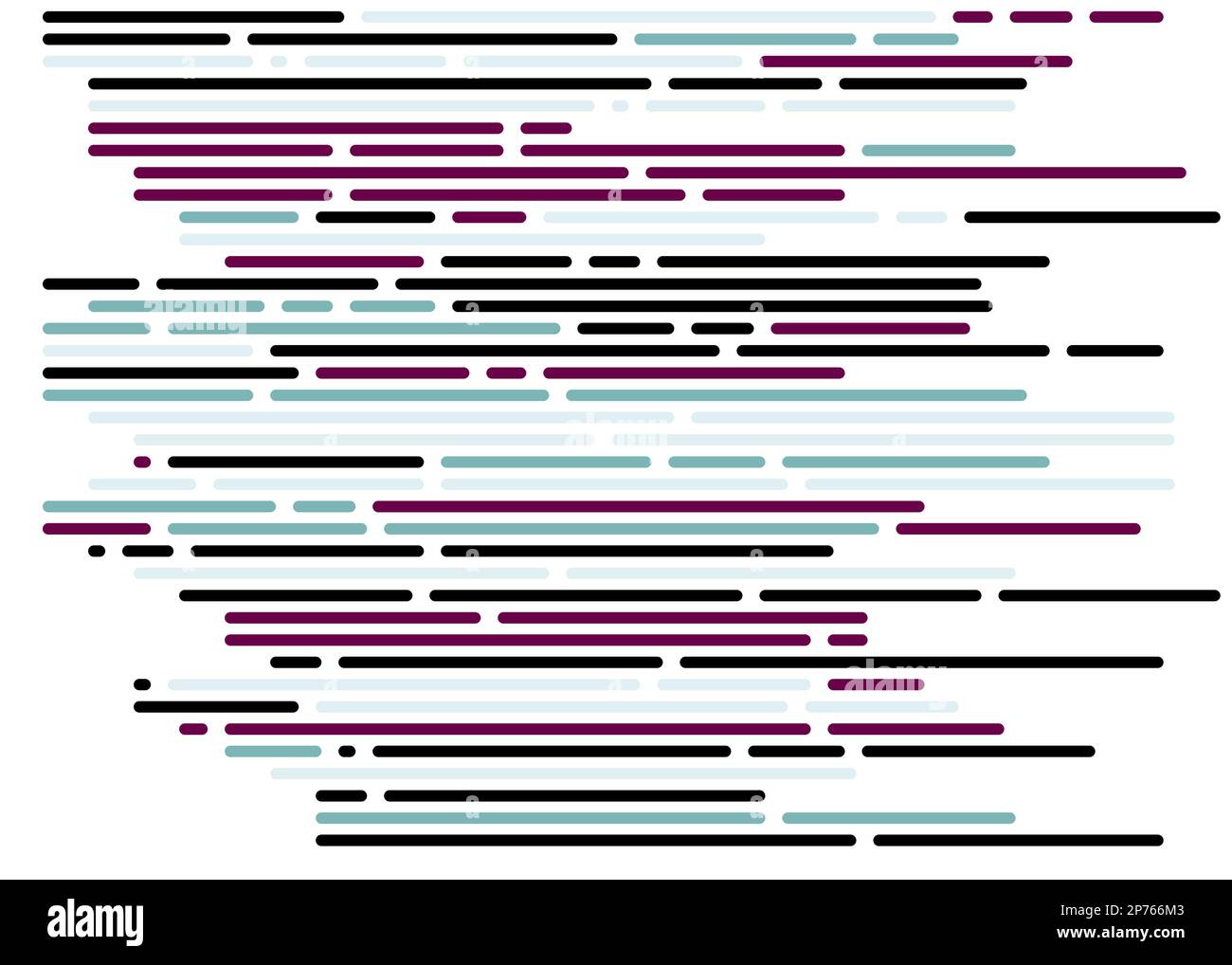 Cartoon coding simulated lines vector illustration Stock Vector Image ...