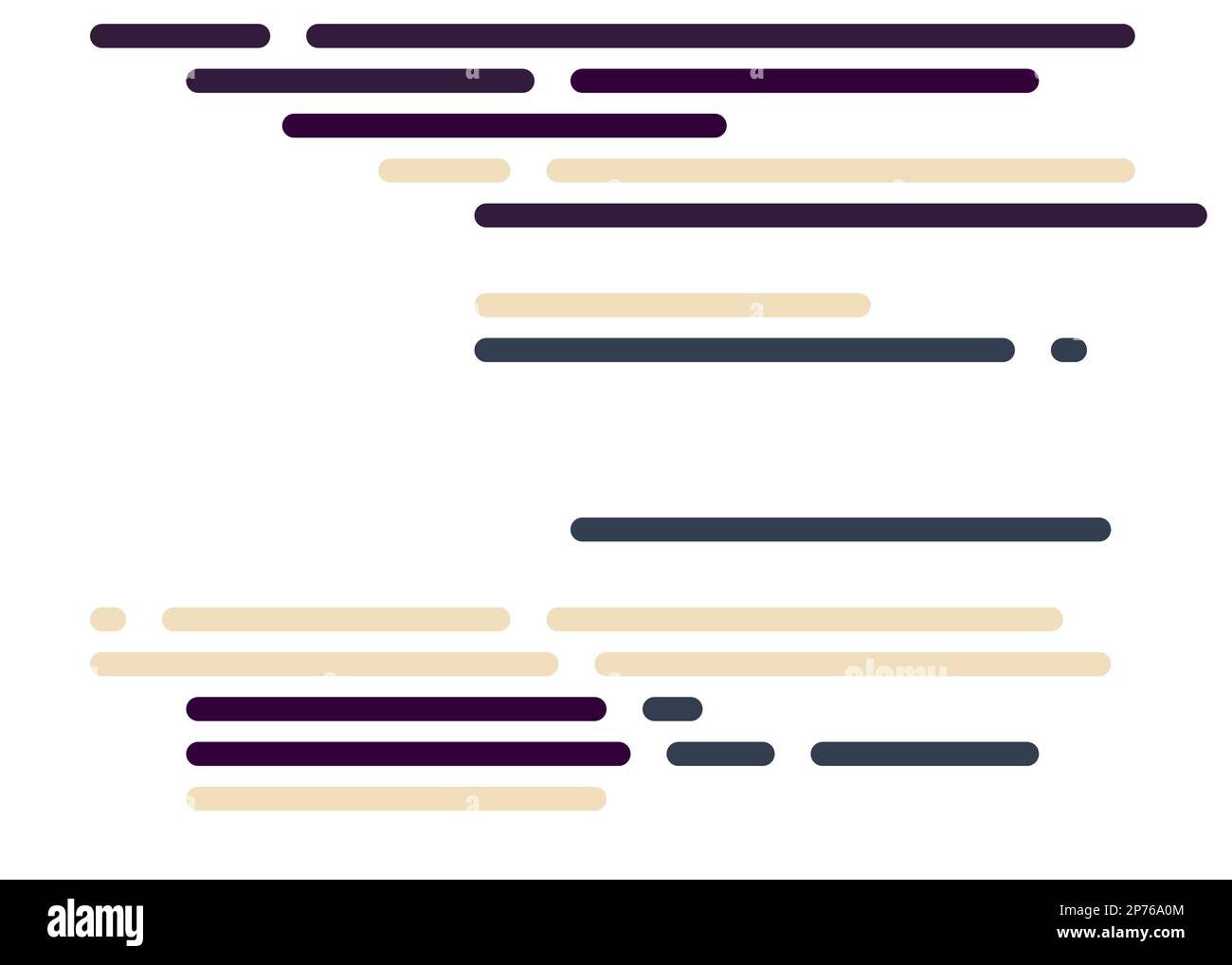 Cartoon coding simulated lines vector illustration Stock Vector Image ...