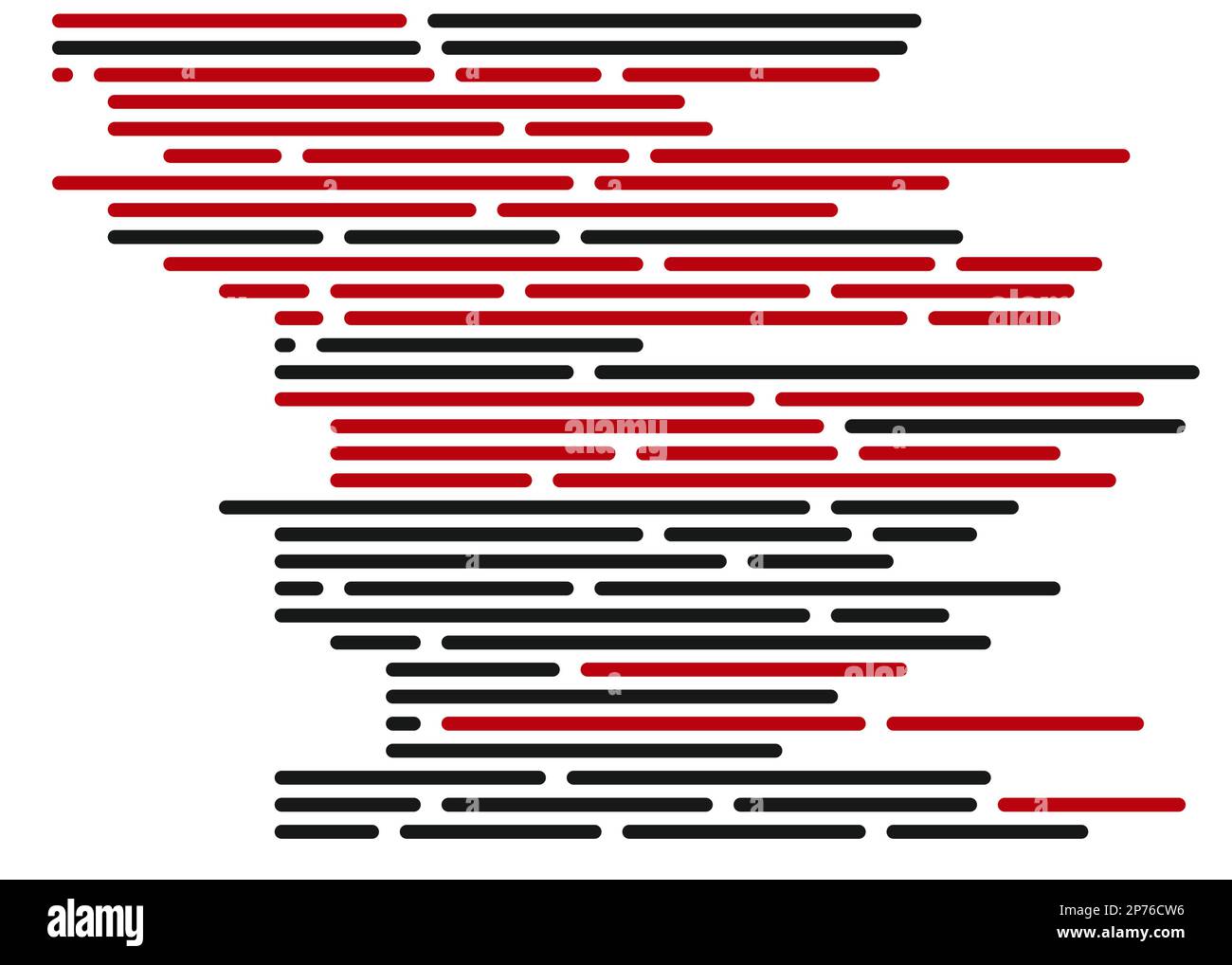 Cartoon coding simulated lines vector illustration Stock Vector Image ...