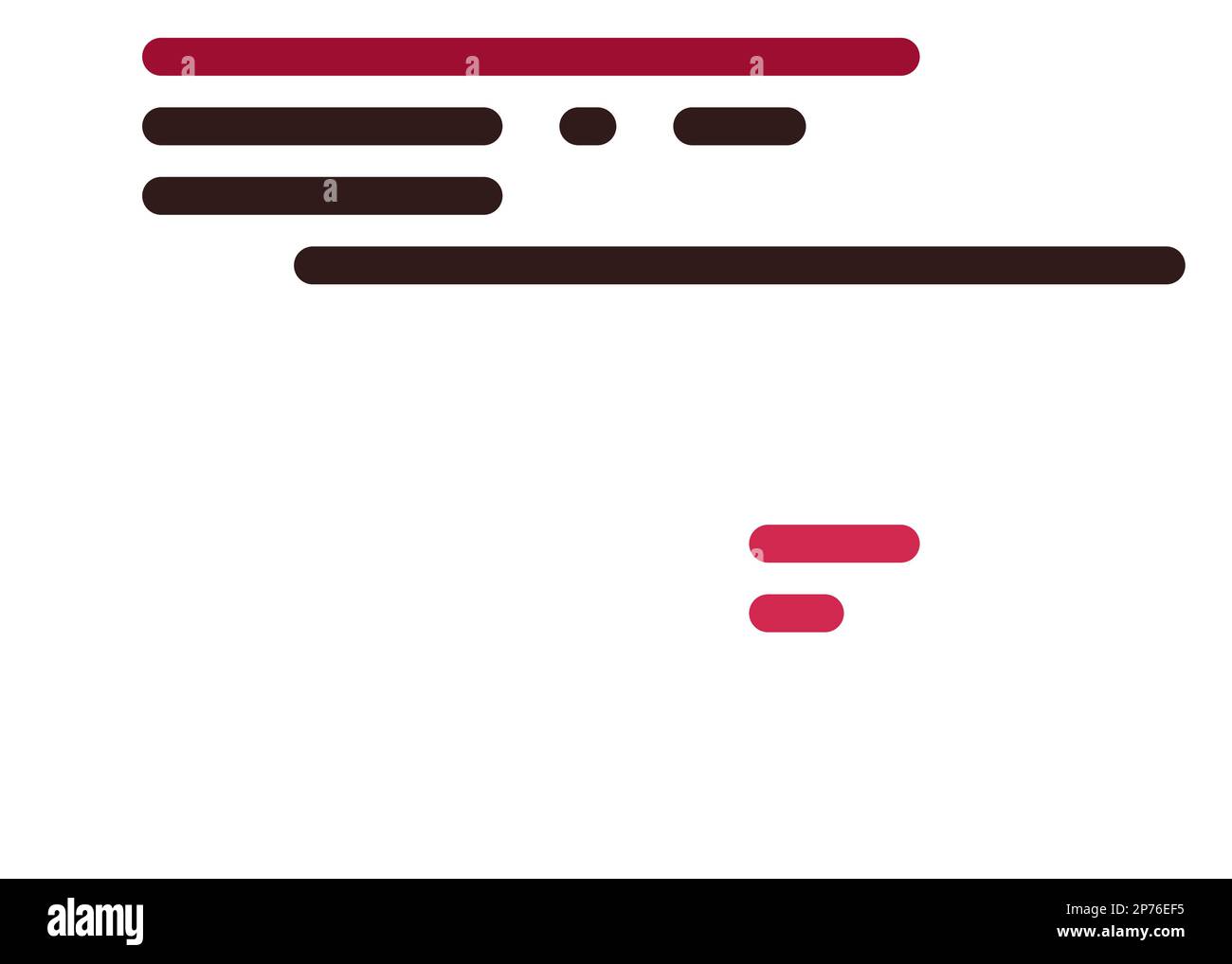 Cartoon coding simulated lines vector illustration Stock Vector Image ...