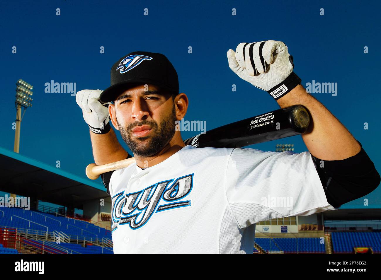 Toronto Blue Jays Jose Bautista poses for a portrait at Florida Auto ...