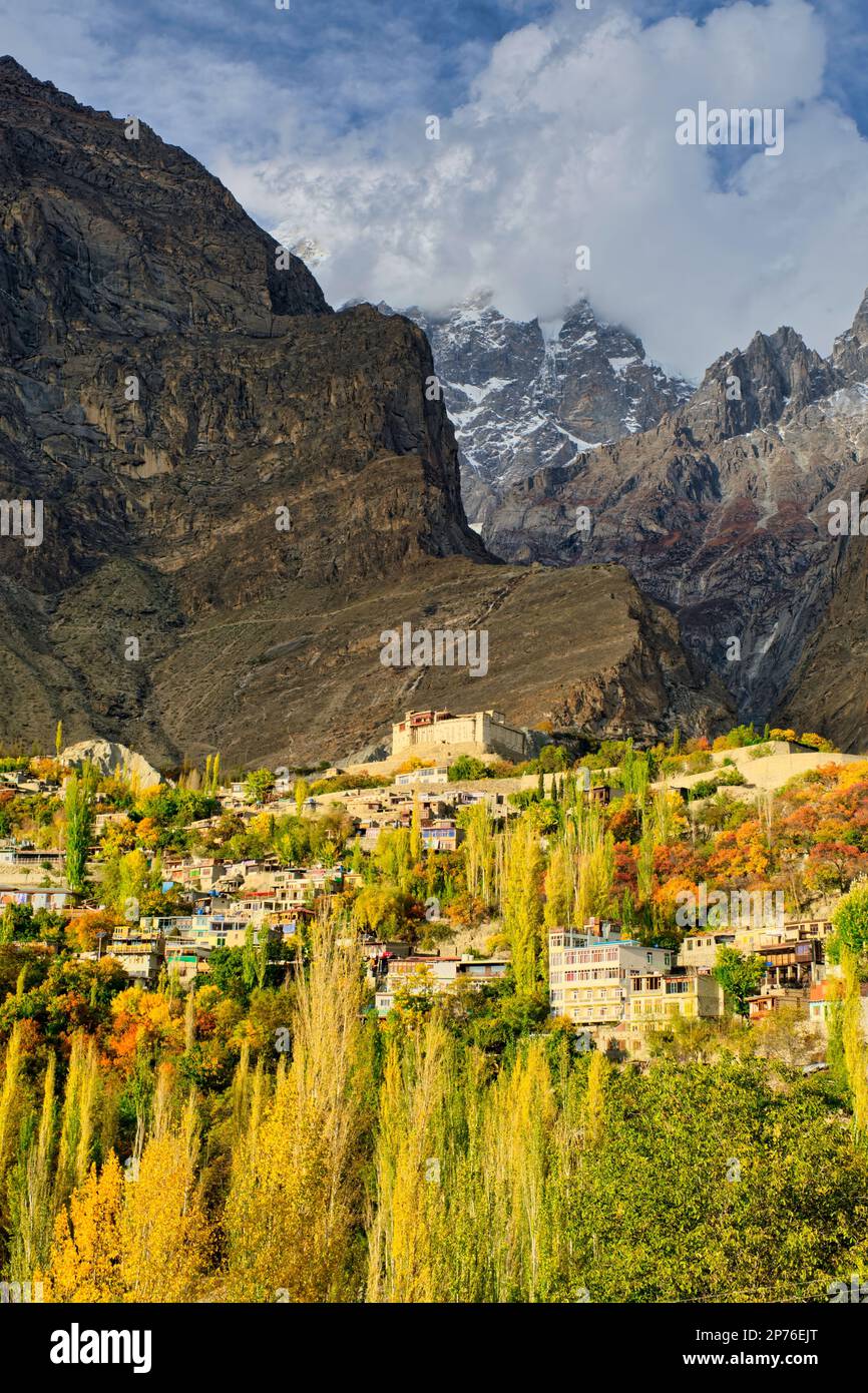 The Baltit Fort is a wood-and-stone structure with mud plaster. It is a ...