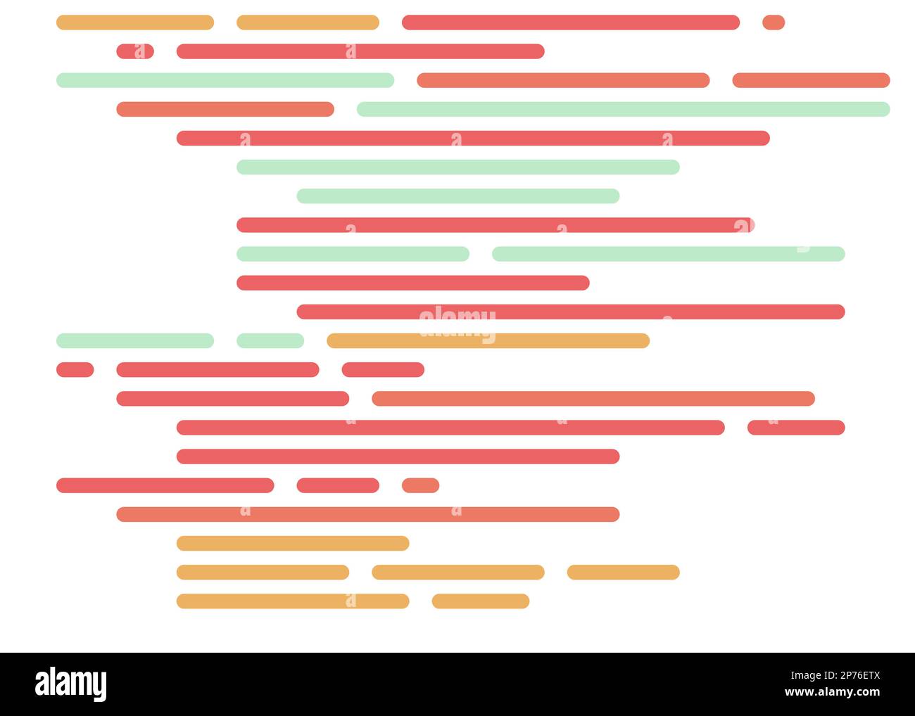 Cartoon coding simulated lines vector illustration Stock Vector Image ...