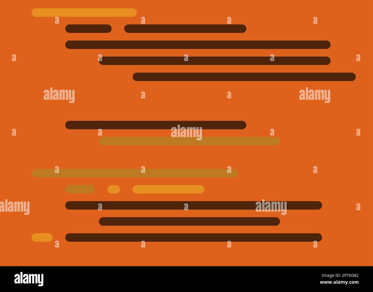 Cartoon coding simulated lines vector illustration Stock Vector Image ...