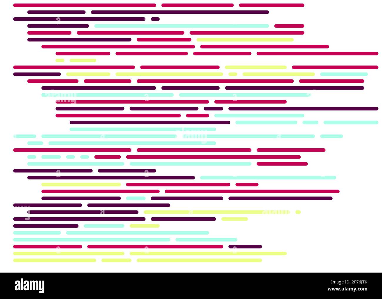 Cartoon coding simulated lines vector illustration Stock Vector Image ...