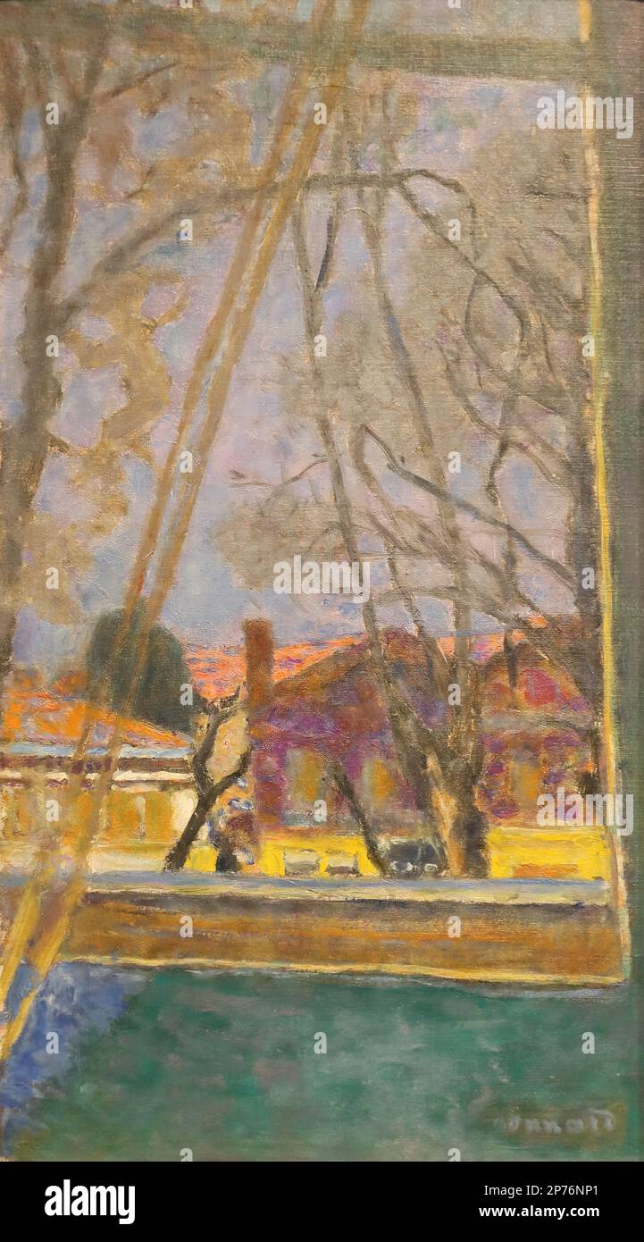 Painting by French Impressionist painter Pierre Bonnard at the Wallraf-Richartz Museum, Cologne, Germany Stock Photo