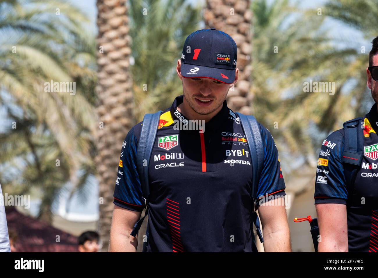 MANAMA, BAHRAIN, Sakhir circuit, 3. March 2023: #1, Max VERSTAPPEN, NDL, Oracle Red Bull Racing RB19,  during the Bahrain Formula One Grand Prix at th Stock Photo