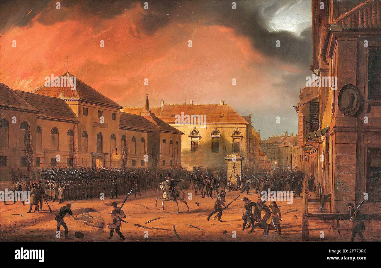 Zaleski Marcin Zdobycie Arsenału w Warszawie Polska Szkoła