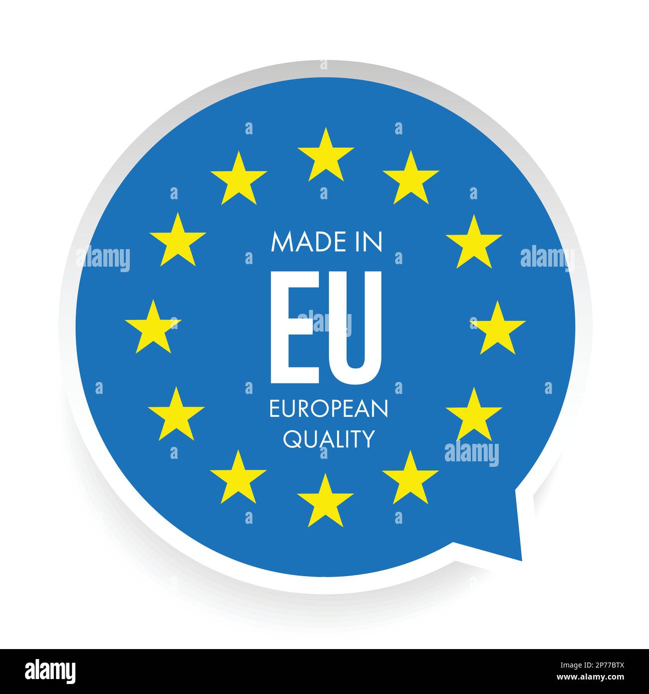 Made in EU European Union logo flag Stock Vector Image & Art Alamy