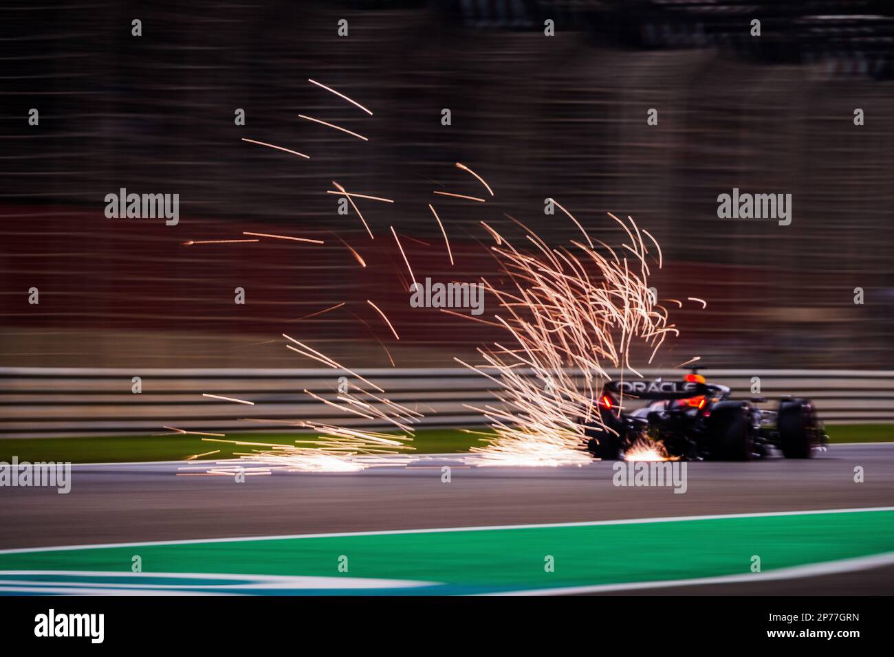 MANAMA, BAHRAIN, Sakhir circuit, 3. March 2023: #1, Max VERSTAPPEN, NDL, Oracle Red Bull Racing RB19,  during the Bahrain Formula One Grand Prix at th Stock Photo