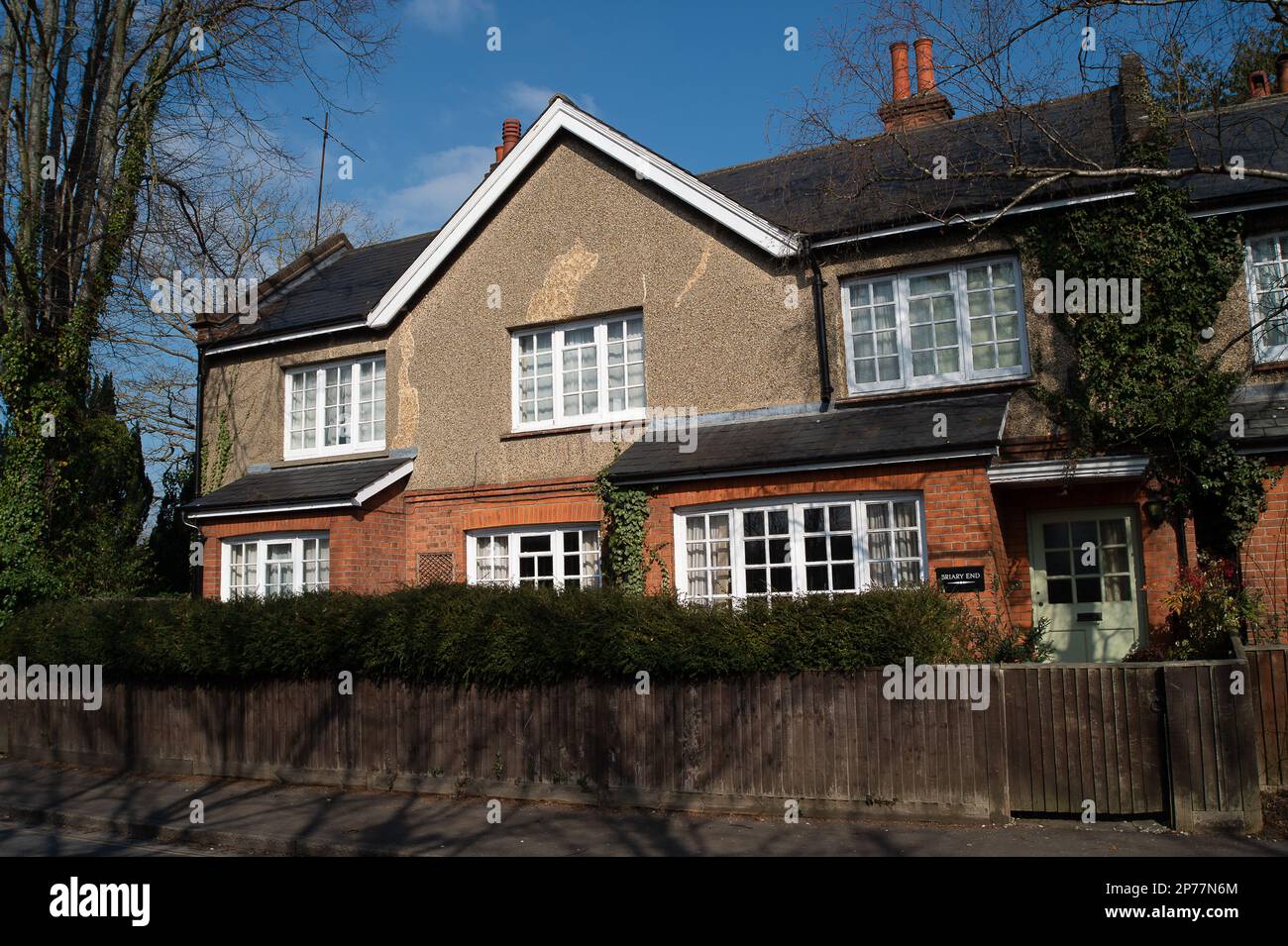 Eton, Windsor, Berkshire, UK. 2nd March, 2023. Briary Cottage and