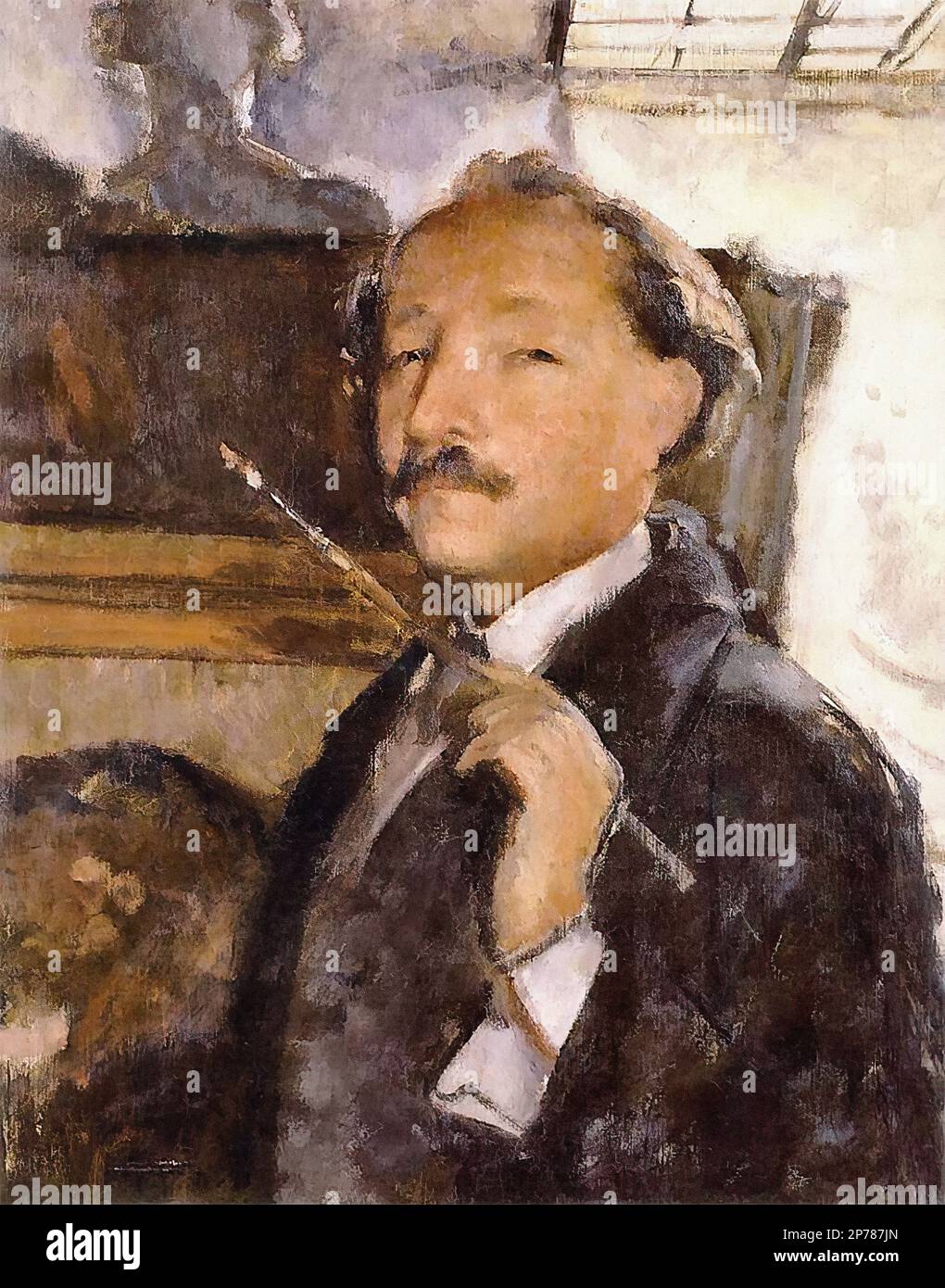 Weiss Wojciech Autoportret w pracowni Polska Szkoła Weiss