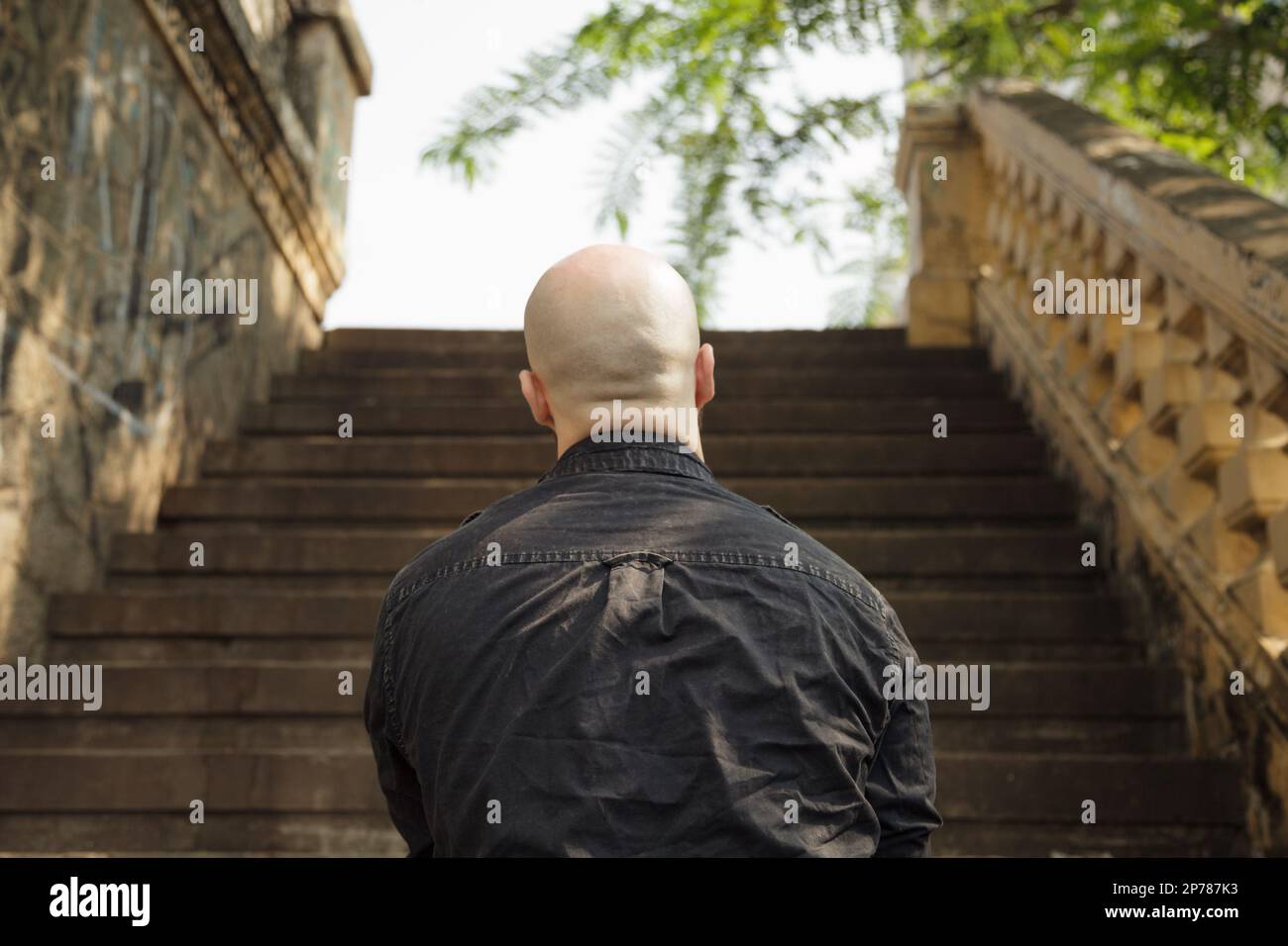 Fat bald man hi-res stock photography and images - Alamy