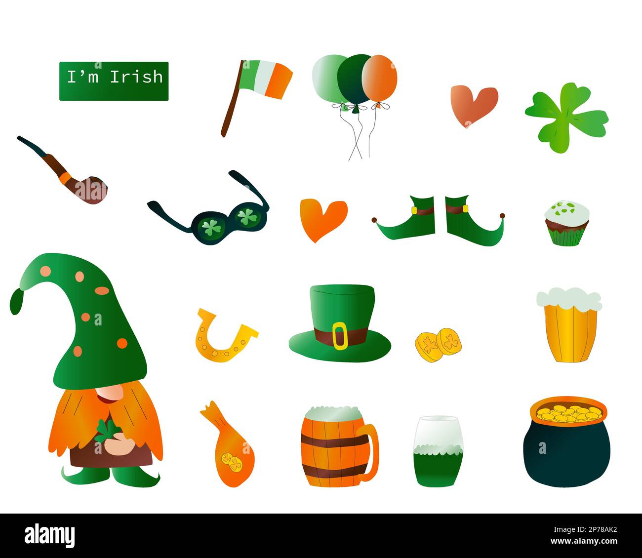 St Patriks Day Icons Set Stock Vector Image Art Alamy st-patriks-day-icons-set-stock-vector-image-art-alamy