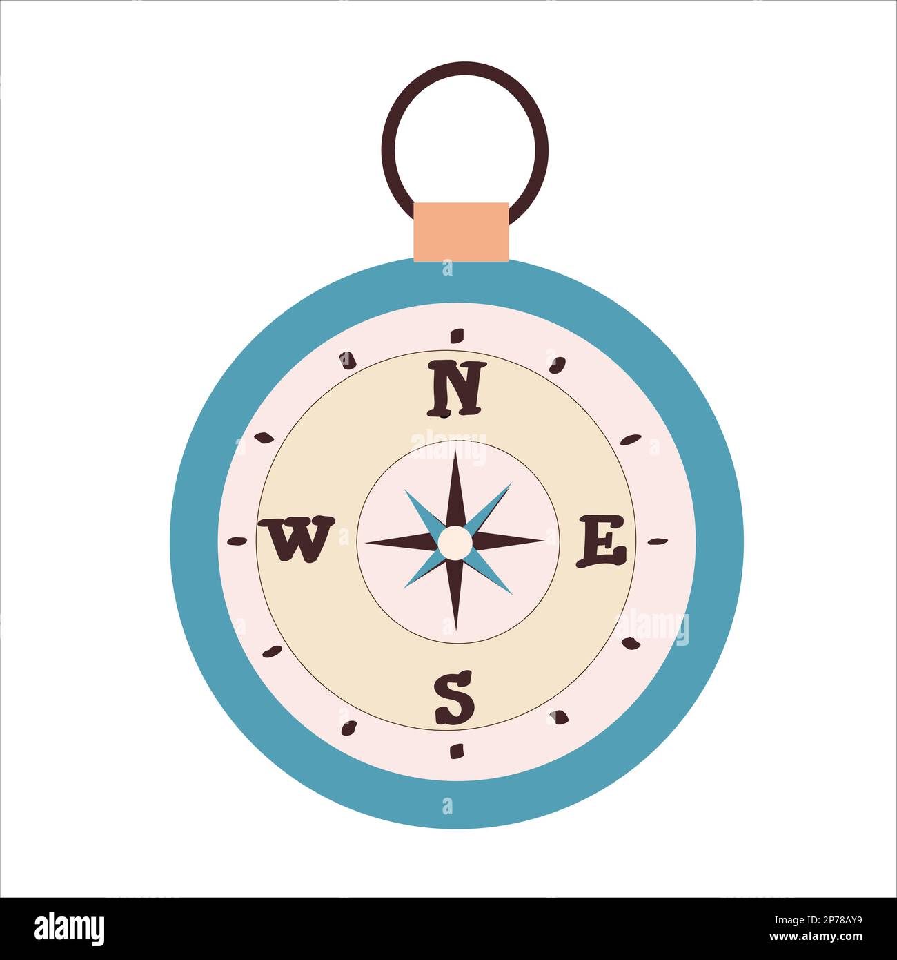compass icon, isolated on white background Stock Vector Image & Art - Alamy