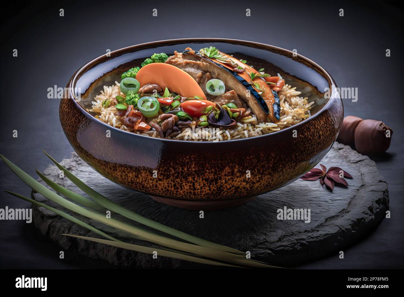 Colorful and Flavorful: An Exotic Vegetarian Curry with Basmati Rice ...