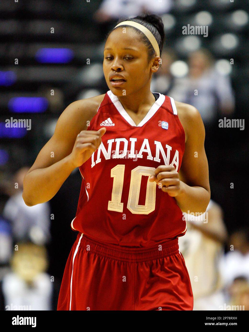 March 03, 2011 Indiana Hoosiers guard Andrea McGuirt (10) in action