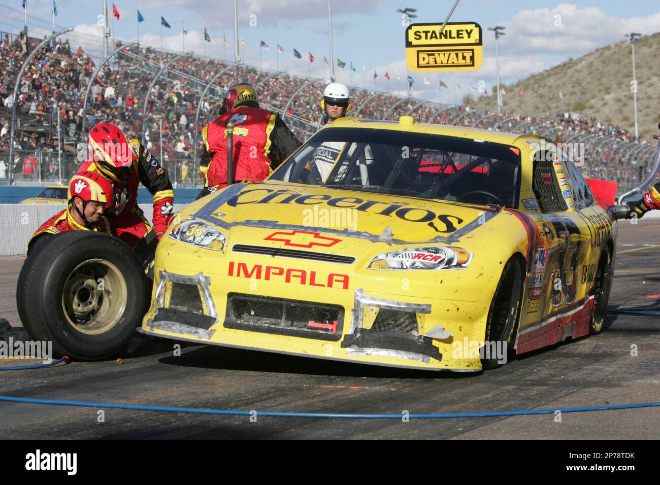 2011 FEB 27 Clint Bowyer, driver of the 33 Cheerios / Hamburger