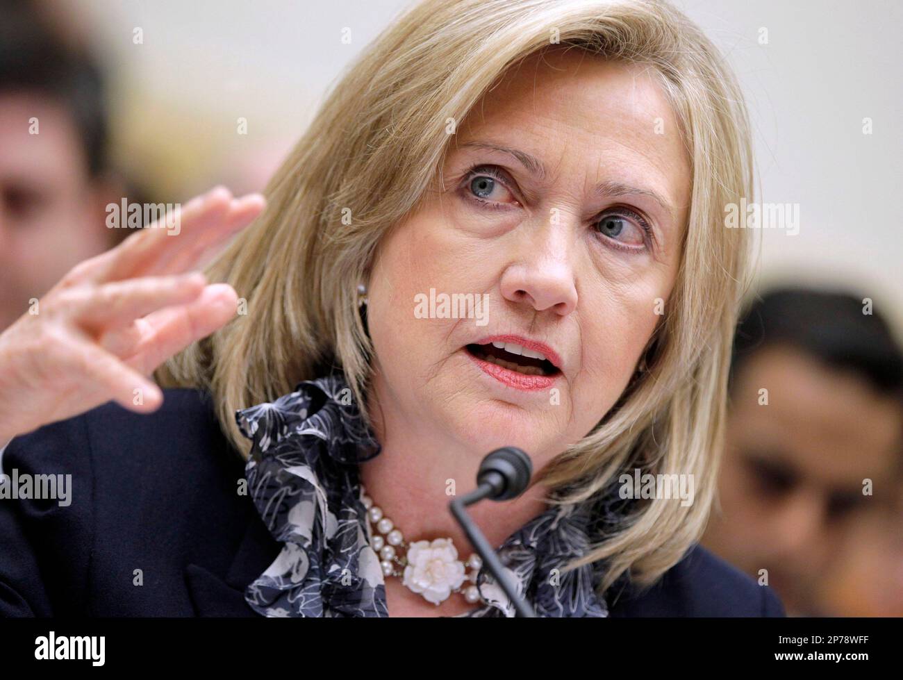 Secretary Of State Hillary Rodham Clinton Testifies On Capitol Hill In ...