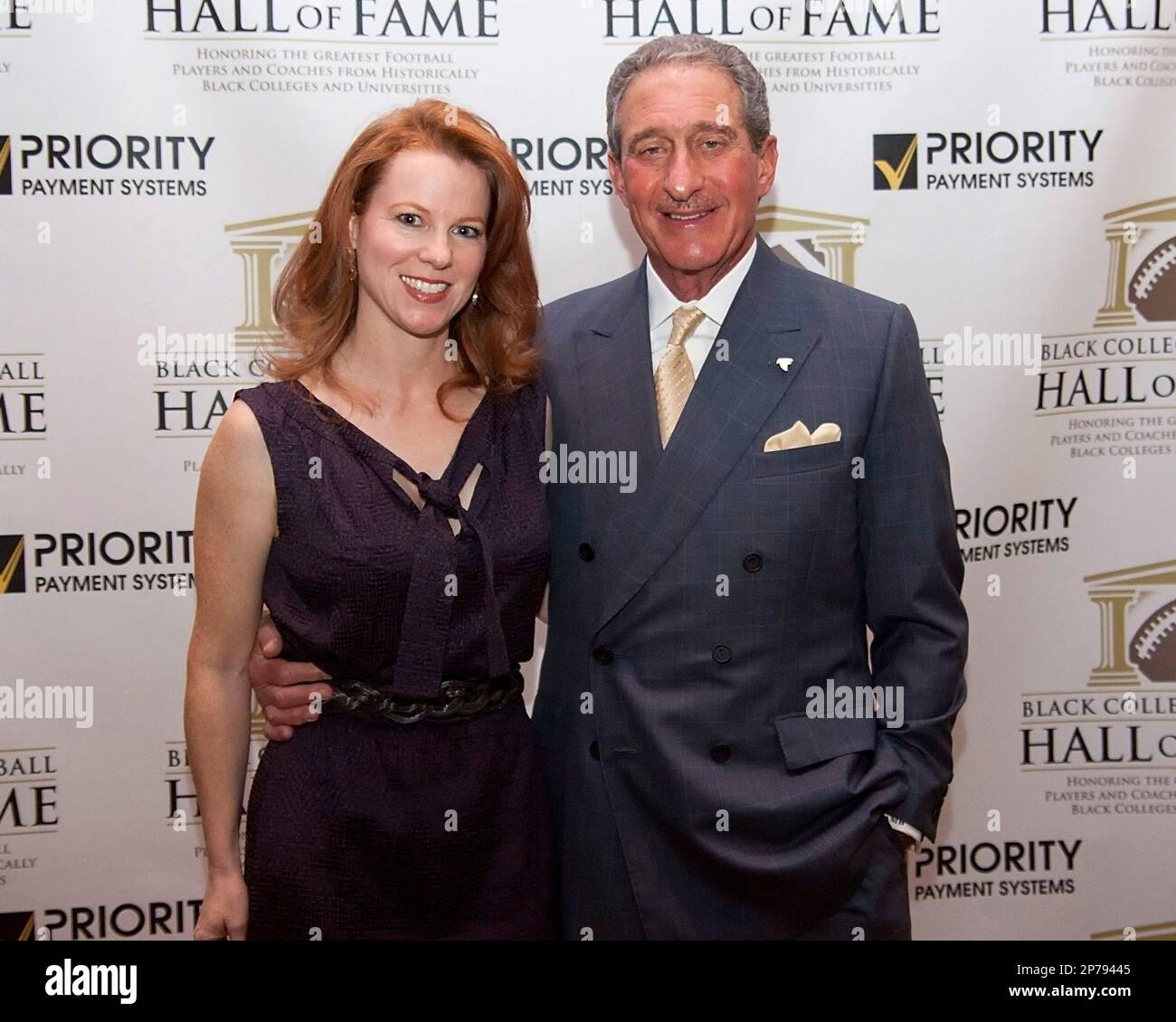 Atlanta Falcons owner Arthur Blank and his wife Stephanie on Saturday