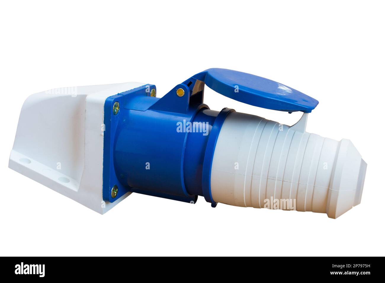 industrial plugs and sockets for electric high voltage Stock Photo Alamy