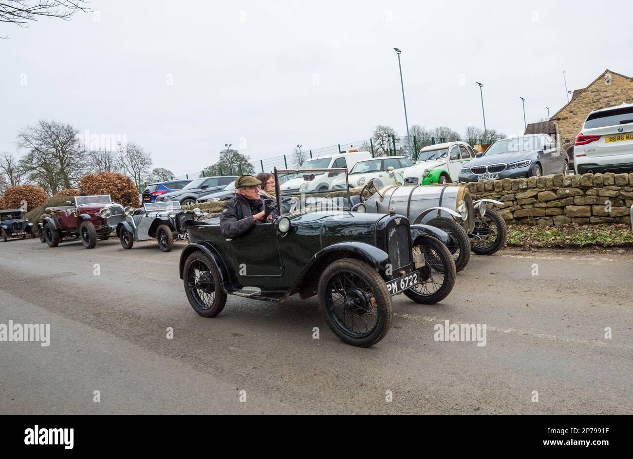 The Vintage Sports Car Club (V.S.C.C.) Members Taking Part In The Clubs ...