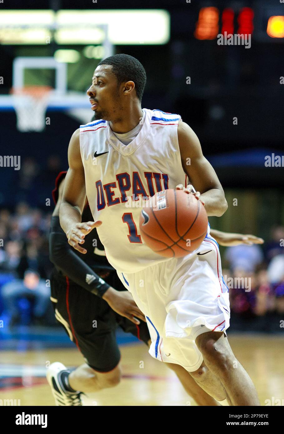February 08 2011: DePaul Blue Demons Guard Jeremiah Kelly, Seen Here In