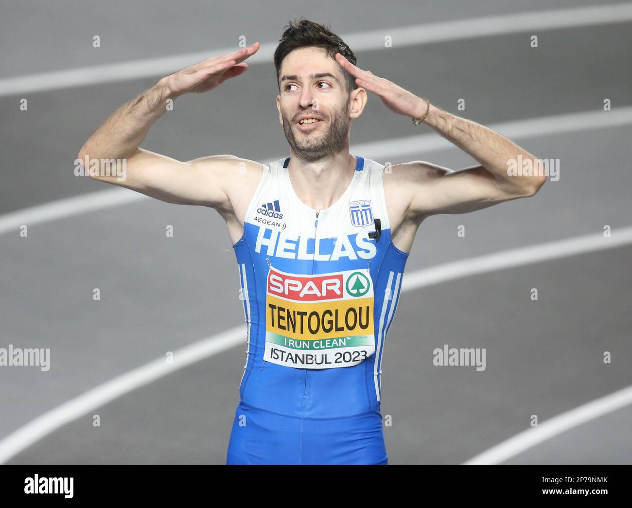 Miltiadis TENTOGLOU of Greece Long Jump Men Final during the European
