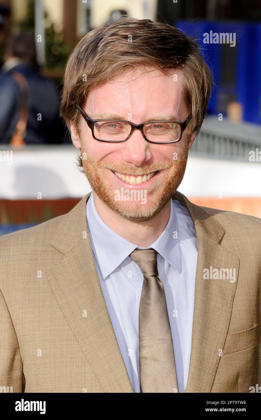 British writer and actor Stephen Merchant attends the UK premiere of ...