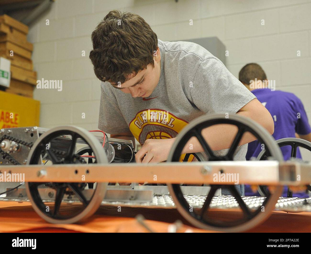 In a Jan. 18, 2011 photo, Nate Maxwell, a sophomore at Calloway County ...