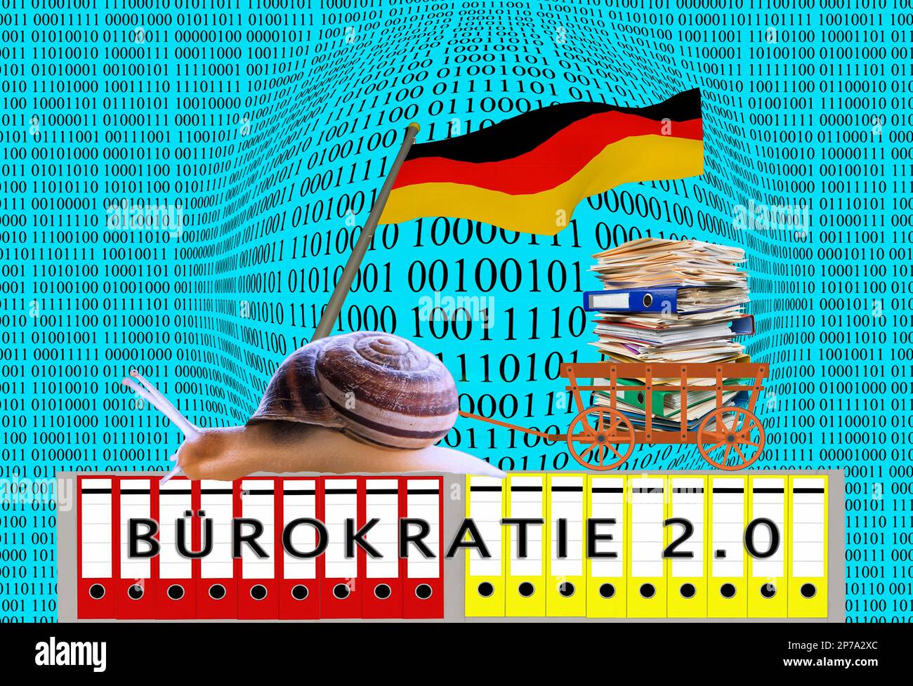 Symbolic image, federal authorities, digitisation of administration ...