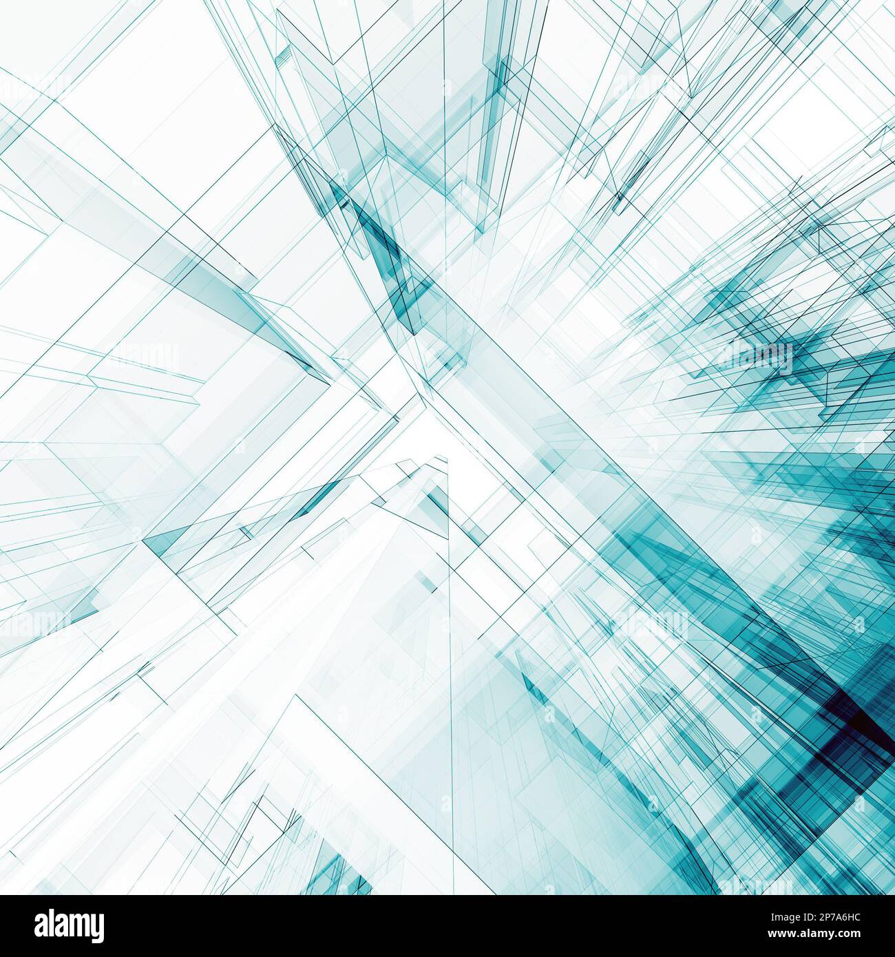 Abstract architecture. Concept view background 3D rendering Stock Photo ...