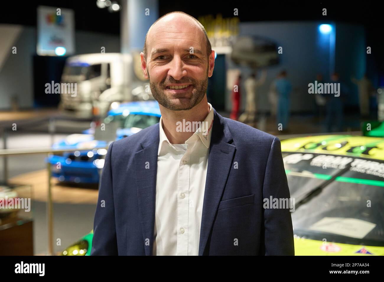 08 March 2023, Rhineland-Palatinate, Nürburg: The managing director of the Nürburgring operating company, Ingo Böder after the press conference. Photo: Thomas Frey/dpa Stock Photo